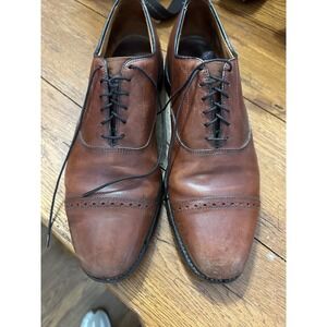 allen‎ edmonds brown captoe oxford lace up 13 A